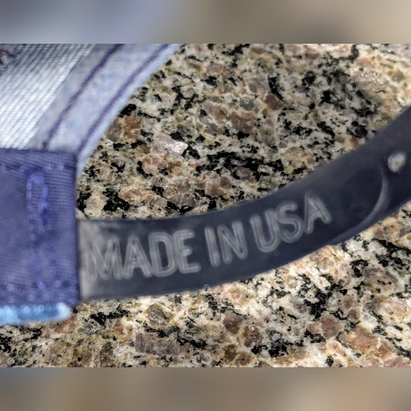 Vintage 90s Denim Team Flowmaster Fishing Boat Engine Company Hat Made in USA - Picture 9 of 9